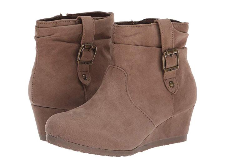 Nine West Kids Katyah (little Kid/big Kid) (taupe Microfiber) Girls Shoes