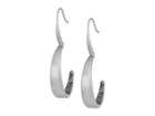 The Sak C Hoop Drop Earrings (silver) Earring