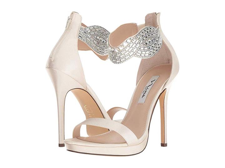 Nina Fayth (ivory Satin) High Heels