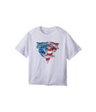 O'neill Kids Patriot Short Sleeve Tee Screens Imprint (big Kids) (white) Boy's T Shirt