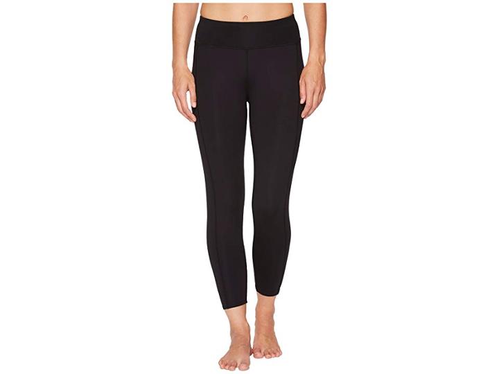 Tyr Solid 3/4 Kalani Tights (black) Women's Swimwear