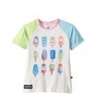 Toobydoo Pink And Blue Popsicle Tee (toddler/little Kids/big Kids) (multi) Girl's T Shirt