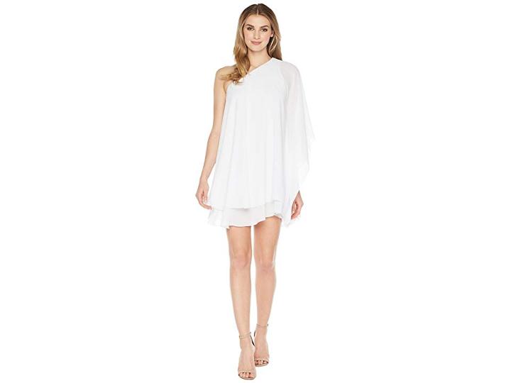 Show Me Your Mumu Zsa Zsas Dress (white Chiffon) Women's Dress