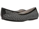 Softwalk Napa (black Geo Leather) Women's Flat Shoes