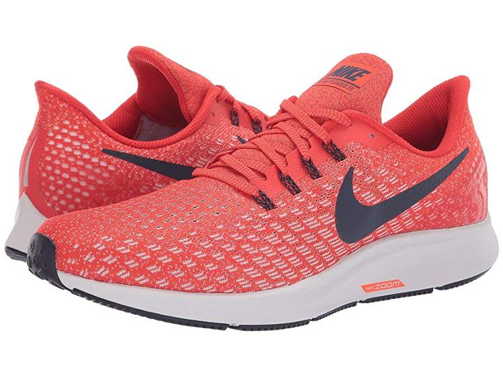Nike Air Zoom Pegasus 35 (habanero Red/blackened Blue/vast Grey) Men's Running Shoes