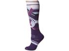 Smartwool Phd(r) Ski Medium Pattern (mountain Purple) Women's Crew Cut Socks Shoes