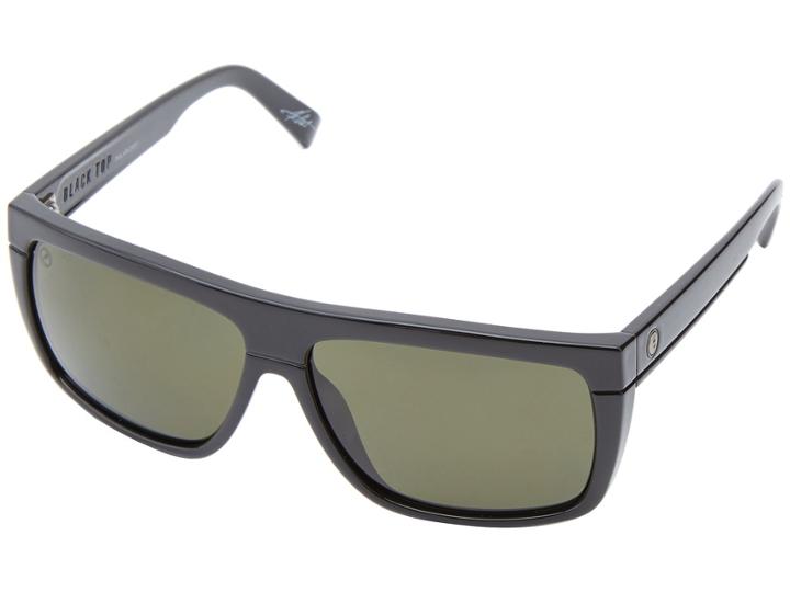 Electric Eyewear Black Top Polarized (gloss Black/m1 Grey Polarized) Sport Sunglasses