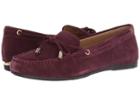 Michael Michael Kors Sutton Moc (oxblood Sport Suede) Women's Shoes