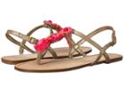 Lilly Pulitzer Interchangeable Island Sandal (gold Metallic) Women's Sandals