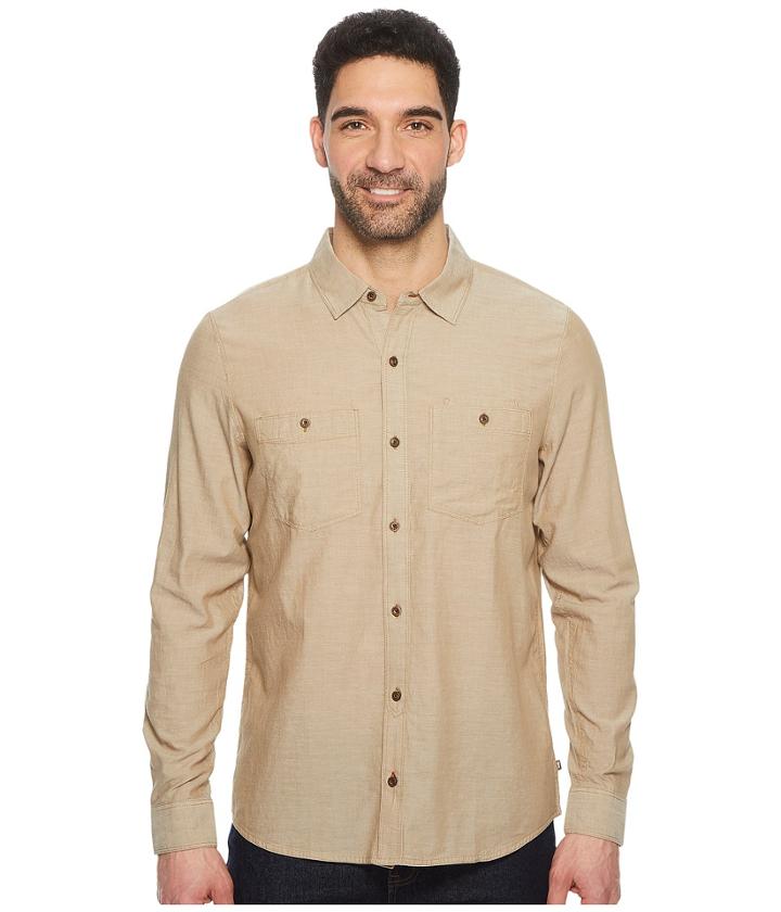 Toad&co Honcho Dos Long Sleeve Shirt (seal Brown) Men's Clothing