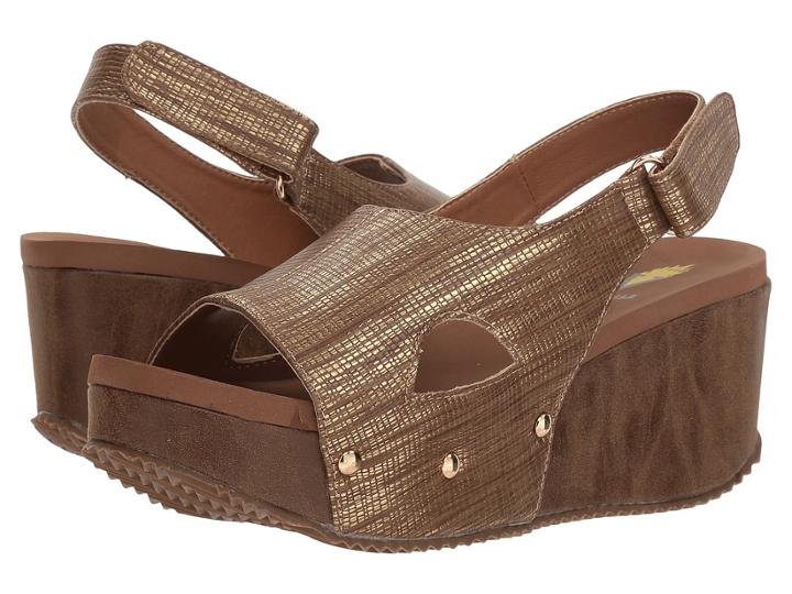 Volatile Rodina (bronze) Women's Wedge Shoes