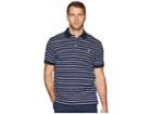 Polo Ralph Lauren Pima Polo Short Sleeve Knit (french Navy Multi) Men's Clothing