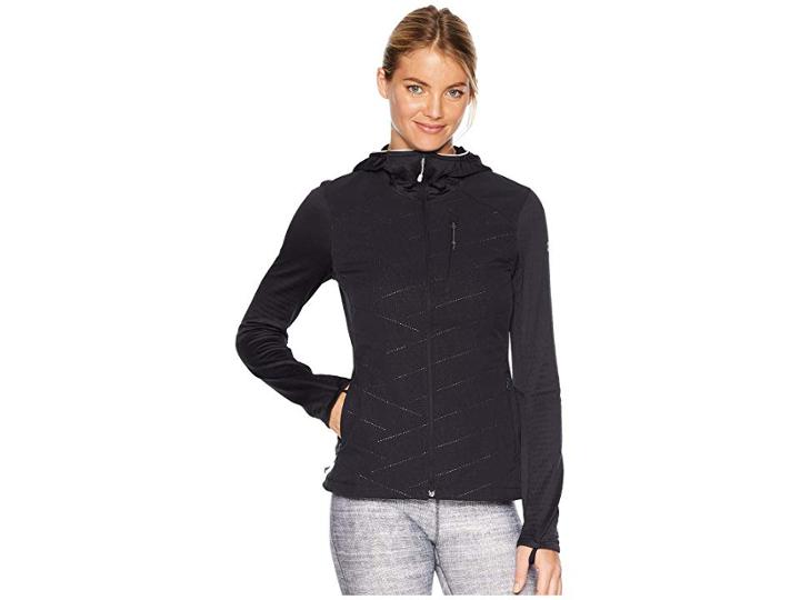 Under Armour Ua Coldgear Exert Jacket (black/black/ghost Gray) Women's Coat