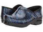 Dansko Professional (wavey Stripes Patent) Women's Clog Shoes