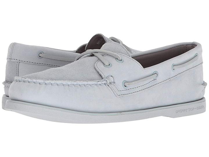 Sperry Gold A/o 2-eye Pastel (pearl Blue) Men's Shoes
