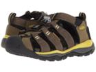 Keen Kids Newport Neo H2 (little Kid/big Kid) (dark Olive/celery) Boy's Shoes