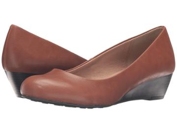 Dirty Laundry Dl Marching Wedge Pump (cognac) Women's Wedge Shoes