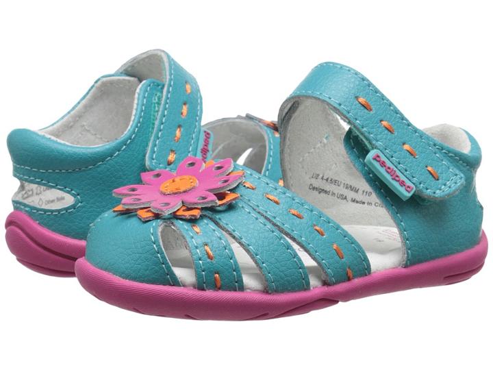 Pediped Sabine Grip N Go (toddler) (peacock) Girls Shoes