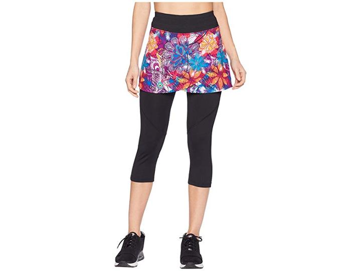 Skirt Sports Hover Capri Skirt (temper Tantrum Print/black) Women's Skort
