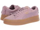 Puma Smash Platform Frill (elderberry/puma Team Gold) Women's Shoes