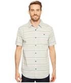 Columbia Boulder Ridge Short Sleeve Top (sage Stripe) Men's Short Sleeve Button Up
