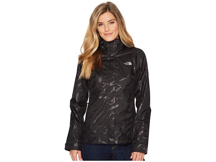The North Face Berrien Jacket (tnf Black Marker Mountain Emboss) Women's Coat