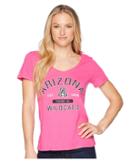 Champion College Arizona Wildcats University V-neck Tee (wow Pink) Women's T Shirt