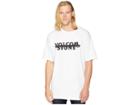 Volcom Cross Out Short Sleeve Tee (white) Men's T Shirt