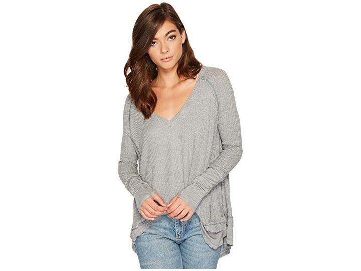 Free People Laguna Thermal (grey) Women's Clothing