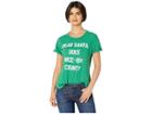 The Original Retro Brand Does Niceish Count Short Sleeve Slub Crew Neck (sprite) Women's T Shirt