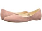 Nine West Speakup Flat (dusty Coral Isa Kid Suede) Women's Dress Flat Shoes