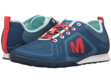 Merrell Civet Lace (mykonos Blue) Women's Shoes