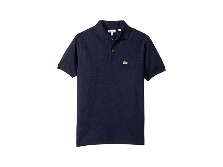 Lacoste Kids L1812 Short Sleeve Classic Pique Polo (toddler/little Kids/big Kids) (eclipse Blue Chine) Boy's Short Sleeve Pullover
