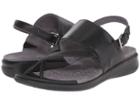 Softwalk Teller (black Soft Nappa Leather) Women's Sandals