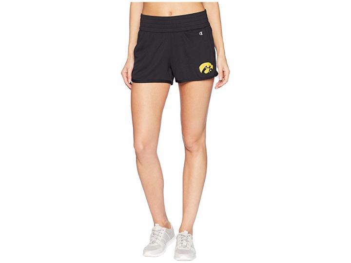 Champion College Iowa Hawkeyes Endurance Shorts (black) Girl's Shorts
