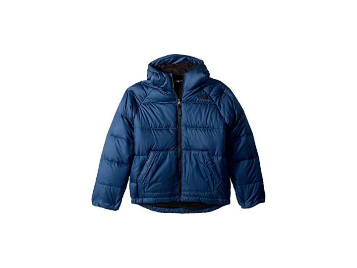 The North Face Kids Moondoggy 2.0 Down Hoodie (little Kids/big Kids) (shady Blue) Boy's Sweatshirt