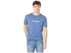 Quiksilver Omni Center Short Sleeve Tee (bijou Blue) Men's T Shirt