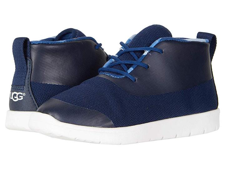 Ugg Kids Seaway Chukka (little Kid/big Kid) (navy) Boy's Shoes