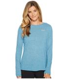 Under Armour Threadborne Train Long Sleeve Twist (bayou Blue/steel) Women's Clothing