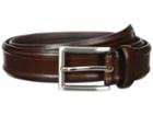 Florsheim Dress Casual Burnished Leather Belt 32mm (brown) Men's Belts