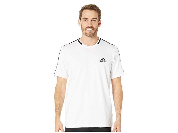 Adidas Essex Tee (white/black) Men's T Shirt