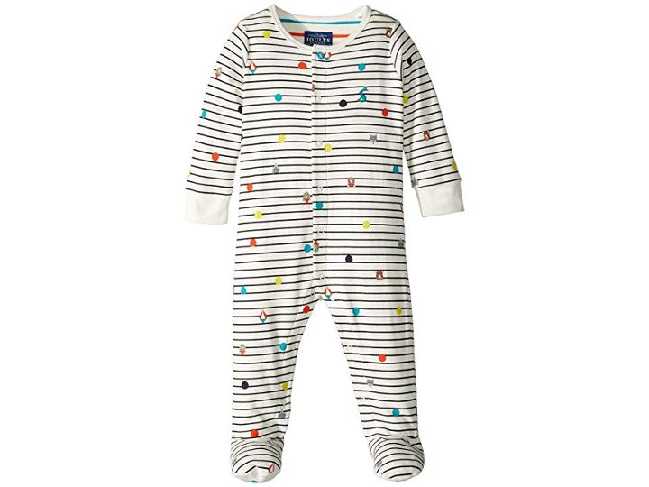 Joules Kids All Over Printed Footie (infant) (french Navy Animals) Boy's Jumpsuit & Rompers One Piece