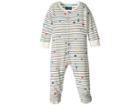 Joules Kids All Over Printed Footie (infant) (french Navy Animals) Boy's Jumpsuit & Rompers One Piece