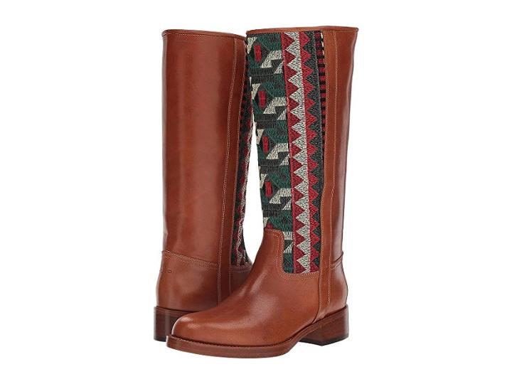 Etro Embroidered Tall Boot (camel) Women's Boots