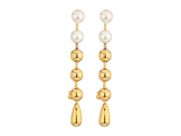 Vivienne Westwood Olga Long Earrings (pearl) Earring
