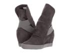 Amiana 15-a5370 (little Kid/big Kid/adult) (grey Suede Fabric) Girl's Shoes
