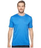 Marmot Conveyor S/s Tee (french Blue Heather) Men's T Shirt
