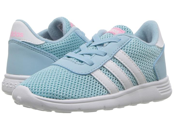 Adidas Kids Lite Racer (infant/toddler) (icy Blue/footwear White/energy Aqua) Kids Shoes