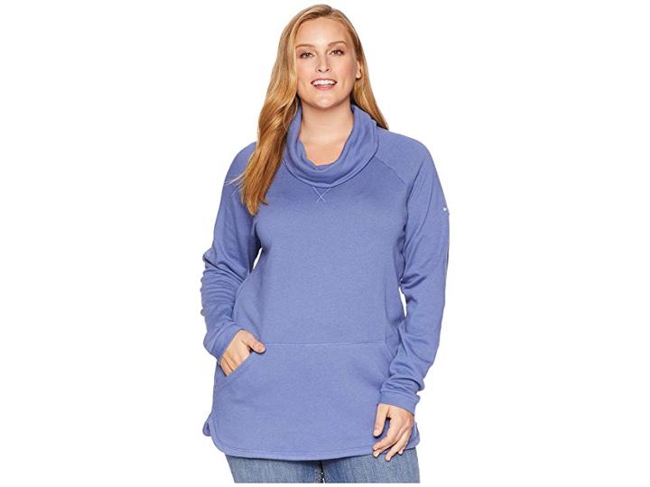 Columbia Plus Size Weekend Wanderertm Pullover (eve) Women's Long Sleeve Pullover