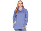 Columbia Plus Size Weekend Wanderertm Pullover (eve) Women's Long Sleeve Pullover